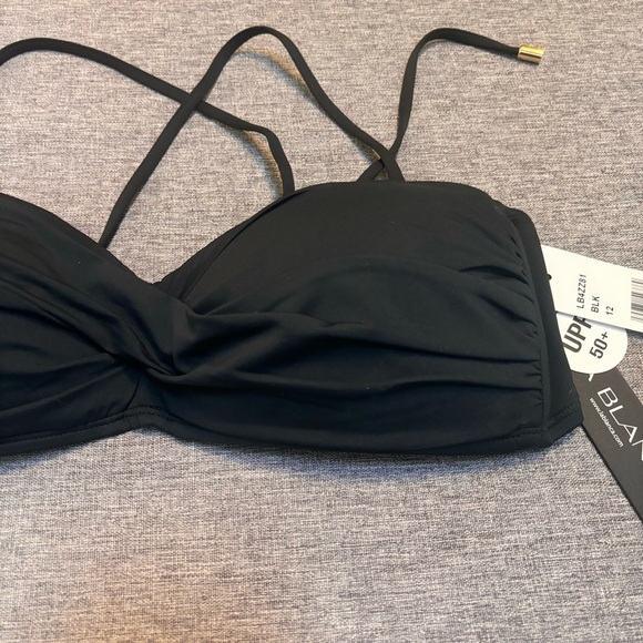 La Blanca Women's Standard Island Goddess Bandeau Bikini Swimsuit Top - Picture 6 of 11